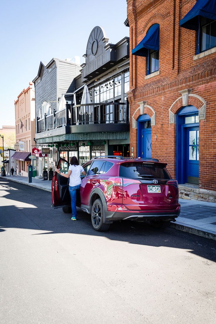 Toyota RAV4 Adventure on main street Park City Utah