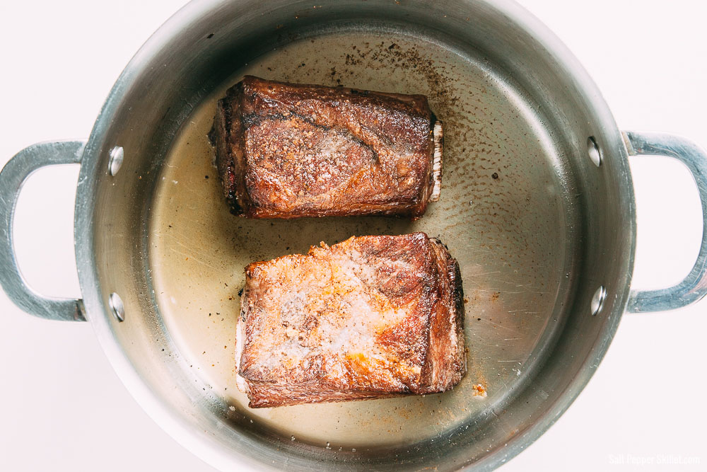 Red Wine and Bone Broth Braised Short Ribs