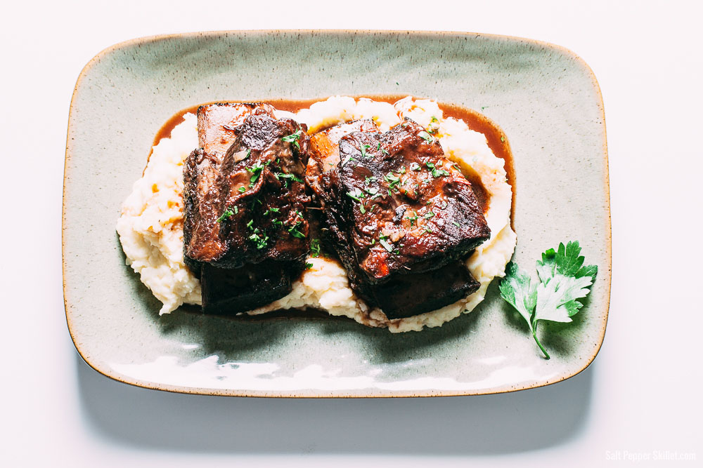 Red Wine and Bone Broth Braised Short Ribs