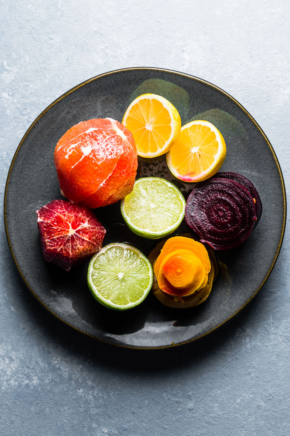 Citrus and Beet Salad Ingredients