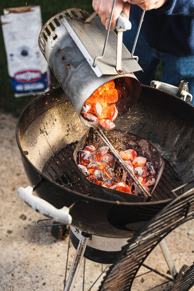 Using a chimney starter sale