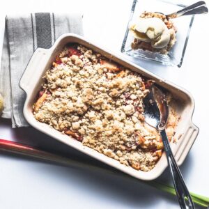 Apple-Rhubarb Crumble