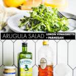 baby arugula salad with lemon vinaigrette