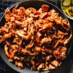 BBQ Pulled Chicken on a plate
