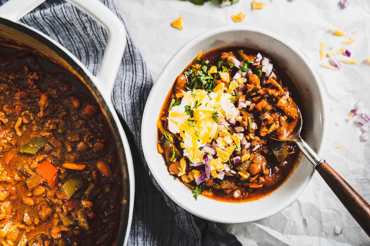 https://saltpepperskillet.com/wp-content/uploads/beef-chili-in-a-bowl-with-toppings-horizontal-1.jpg