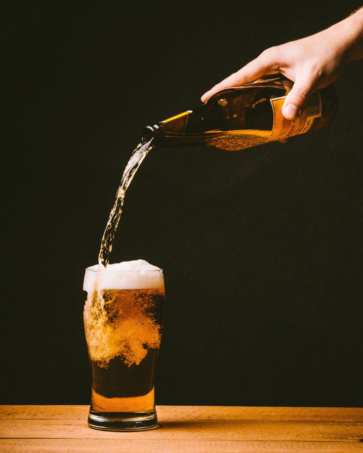 Beer 101 - pouring beer into glass