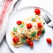 Burst Tomato Pasta with White Wine