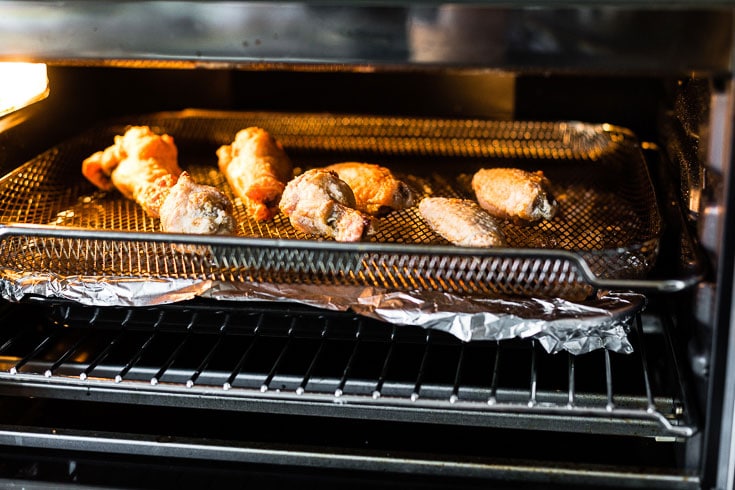 chicken wings in breville air fryer 3