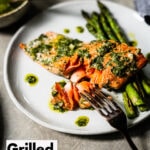 Grilled Chimichurri Salmon