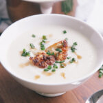 Creamy Cauliflower Soup | SaltPepperSkillet.com