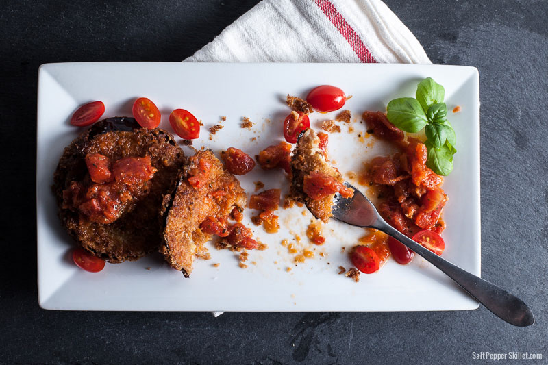 Crispy Eggplant Bruschetta Recipe