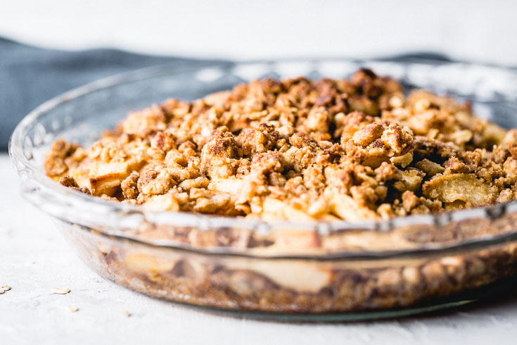 easy apple crisp horozontal