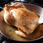Easy Skillet Roasted Chicken | SaltPepperskillet.com