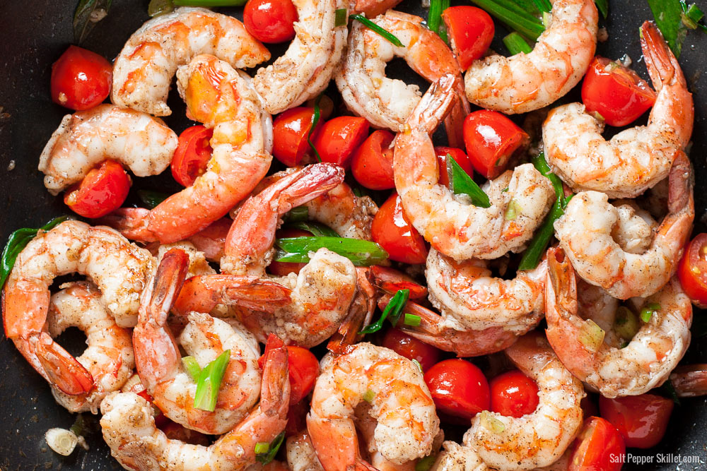 Garlic Butter Shrimp | SaltPepperSkillet.com