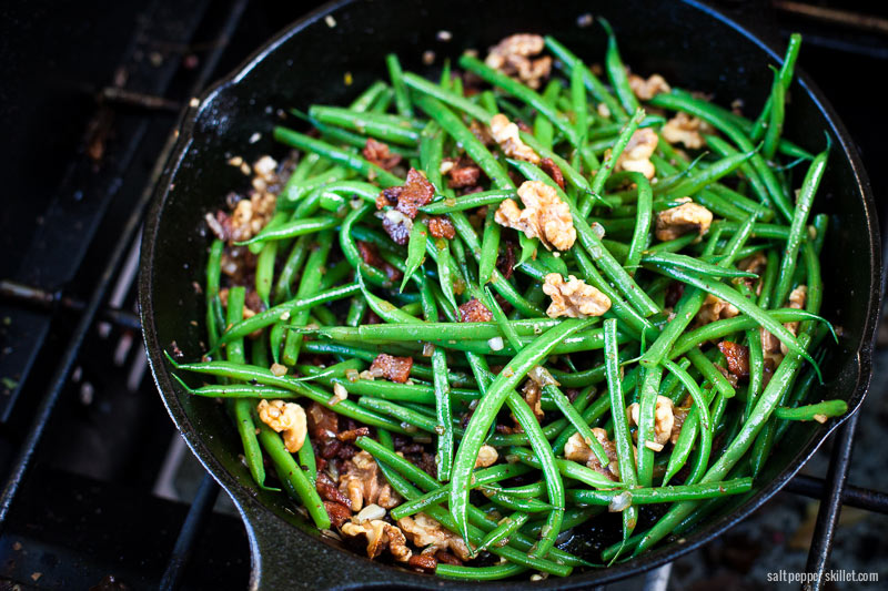 Green Bean and Bacon Salad | SaltPepperSkillet.com