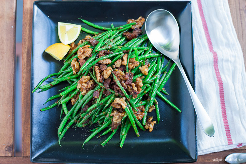 Green Bean + Bacon Salad Recipe Salt Pepper Skillet