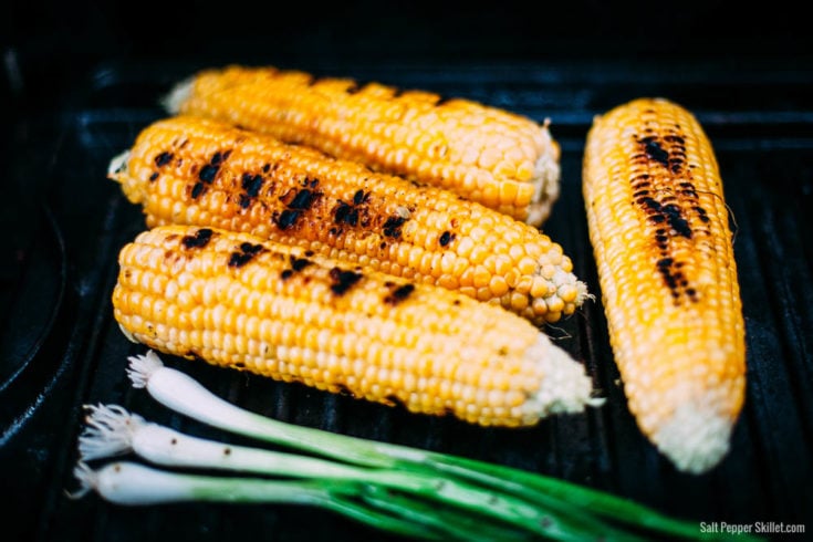 fresh corn on the grill