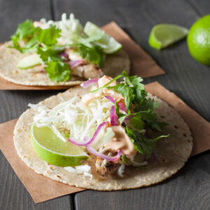 Grilled Fish Tacos Recipe | SaltPepperSkillet.com