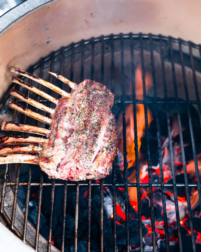 Grilled Rack Of Lamb With Mint Chimichurri Recipe