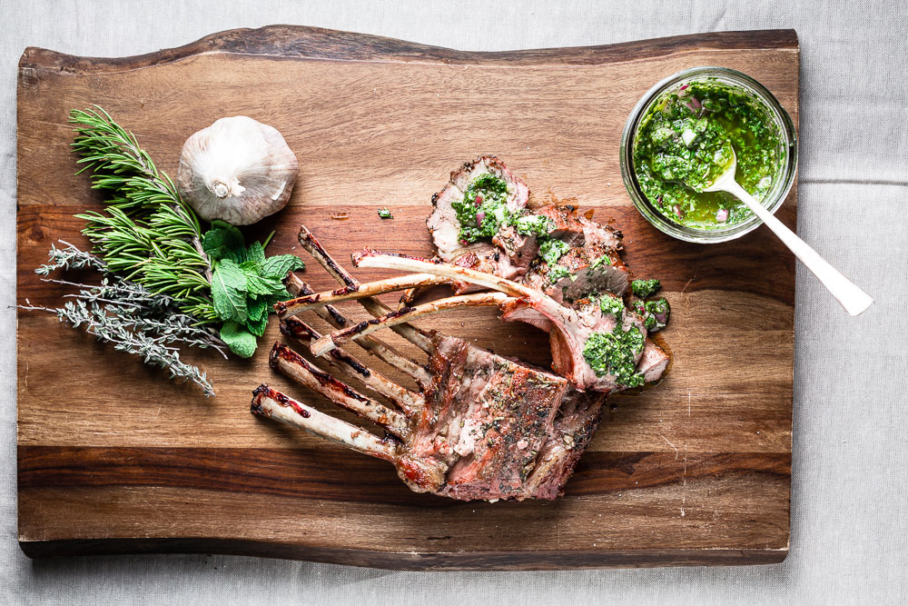 Sous Vide Lamb Chops With Mint Chimichurri - Two Kooks In The Kitchen