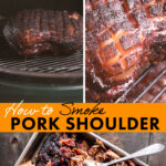how to smoke pork shoulder pin