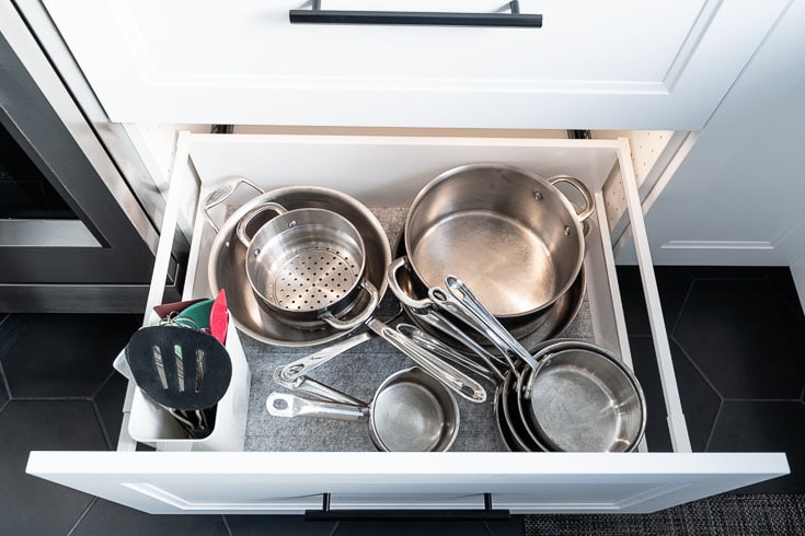 ikea cabinet drawer for pots