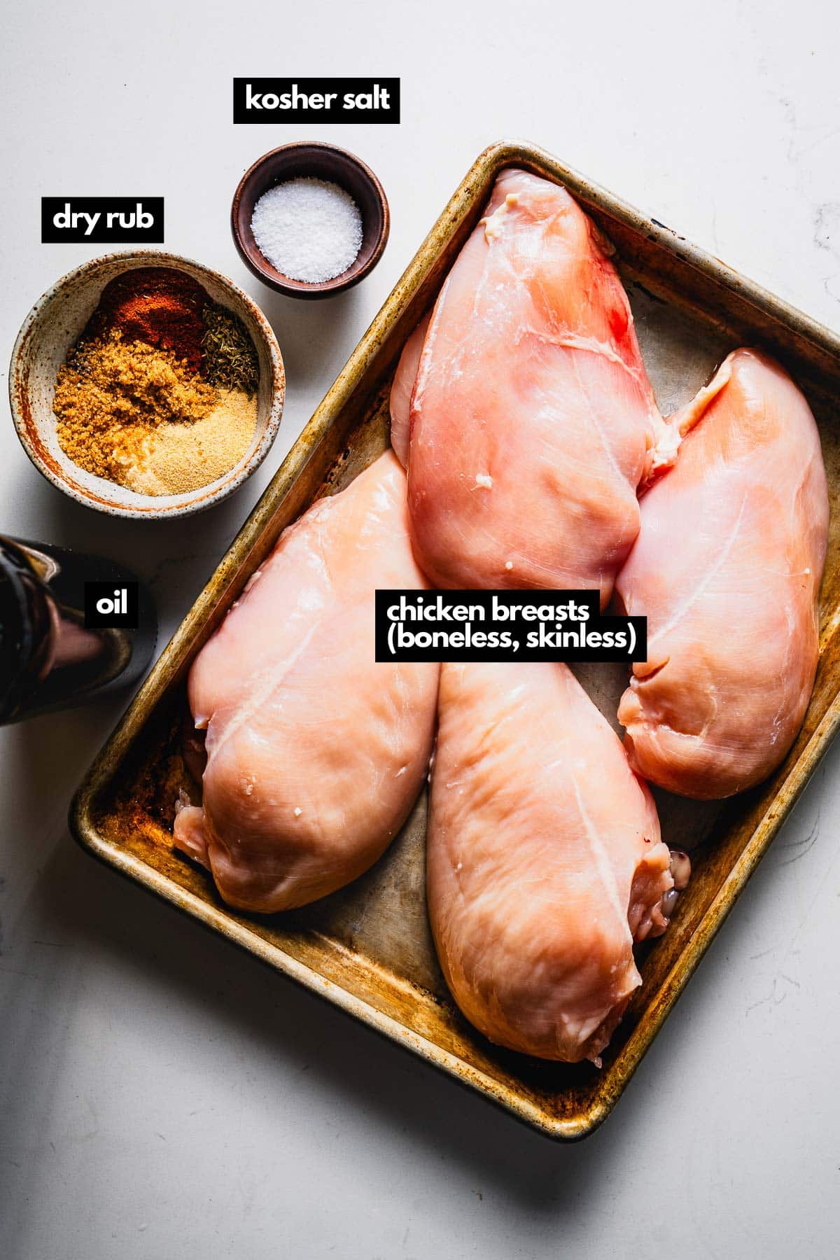 ingredients for smoked chicken breasts