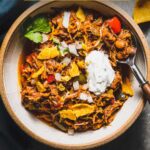 Pulled Pork Chili Recipe in a Bowl