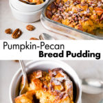 Pumpkin Pecan Bread Pudding