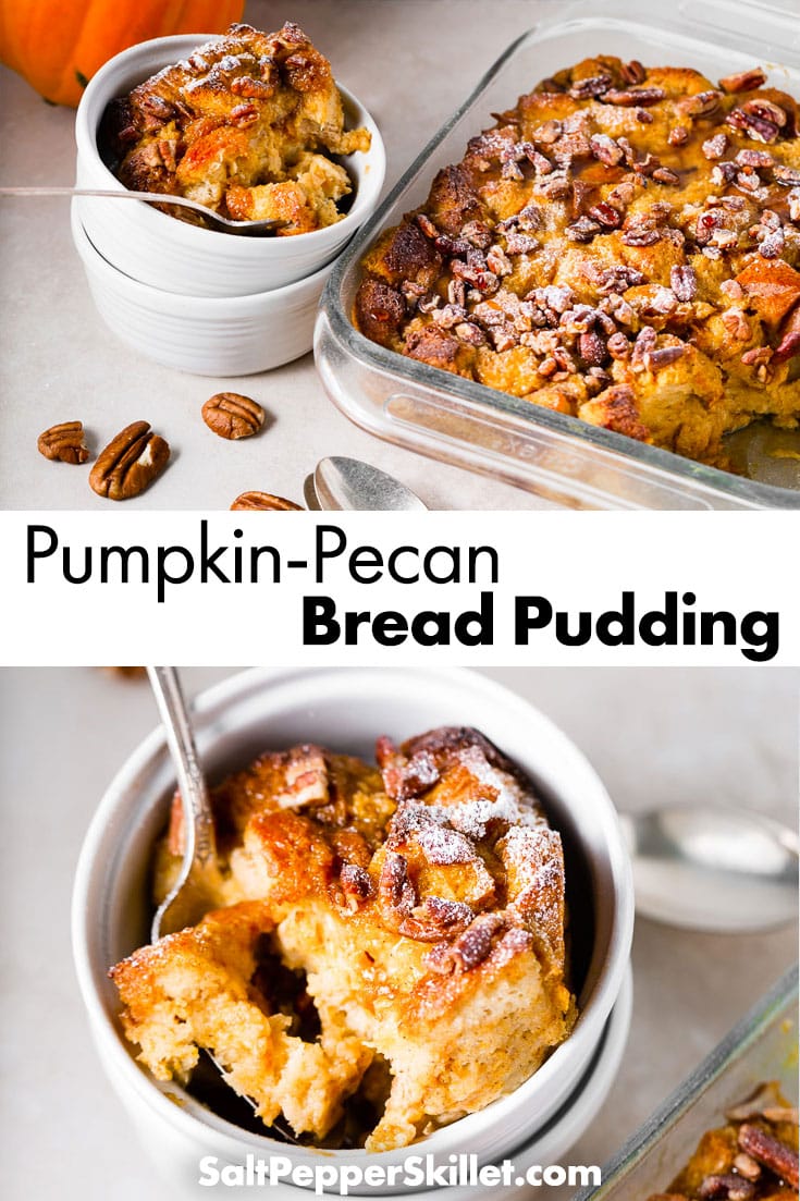 Pumpkin-Pecan Bread Pudding Recipe