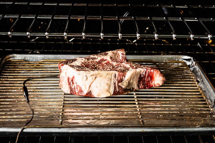 reverse sear steak in oven