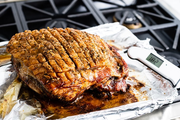 Roast Pork Shoulder With Garlic And Herb Crust