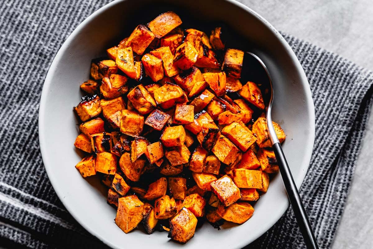 Roasted Sweet Potato Bites Recipe