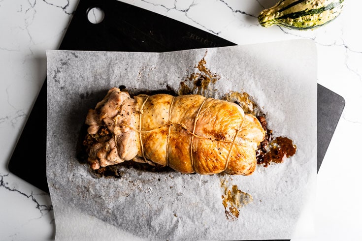 roasted turkey roulade