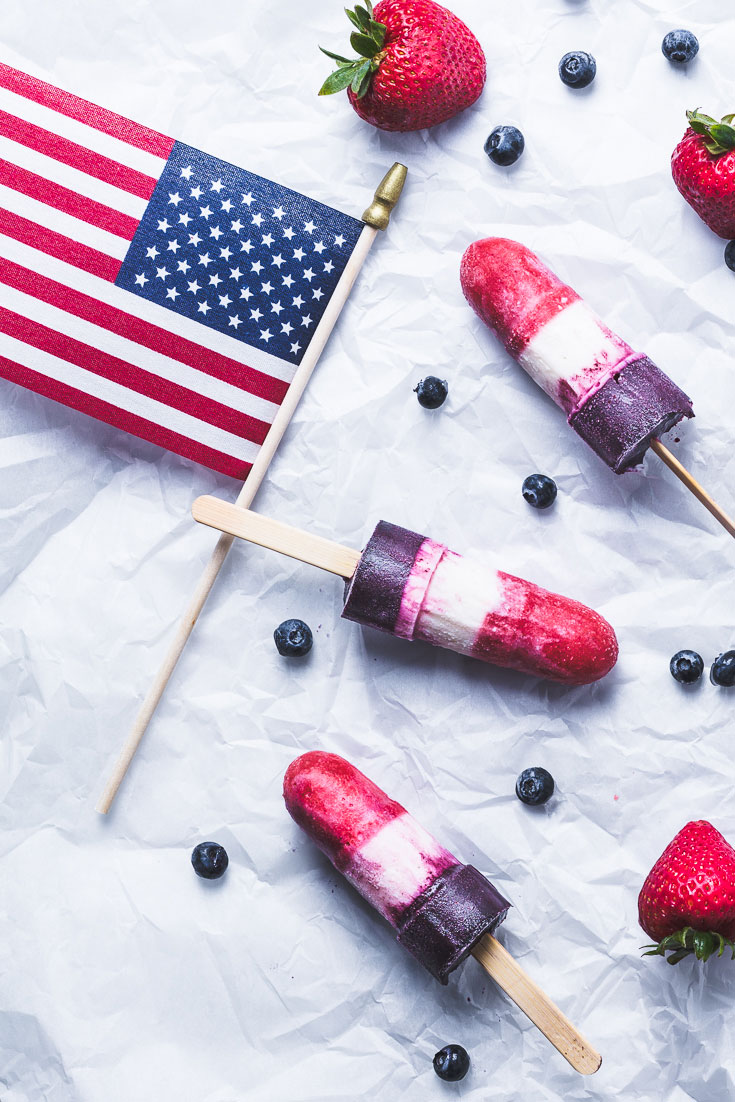 rocket pops with american flag