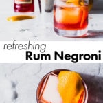 rum negroni recipe