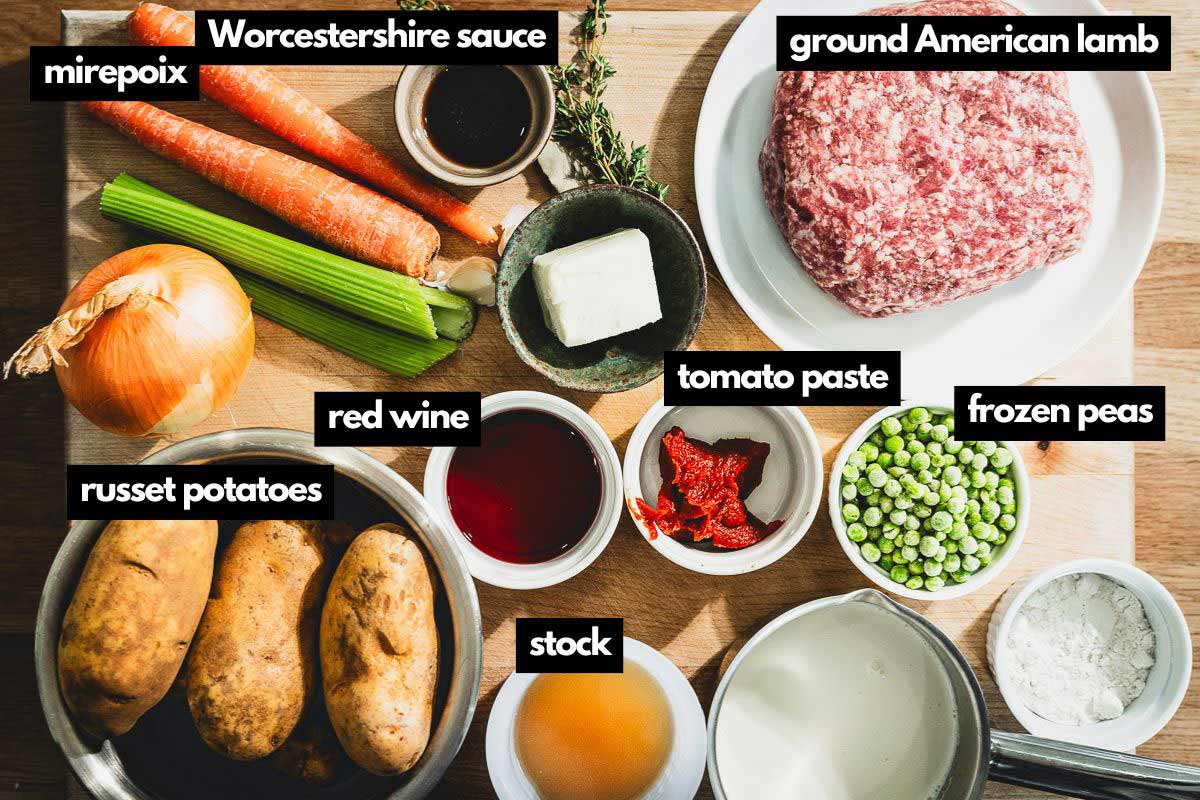 shepherds pie ingredients with labelshorizontal
