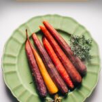 slow cooked carrots