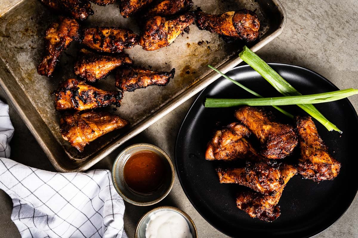Smoked Chicken Wings Recipe - Salt Pepper Skillet