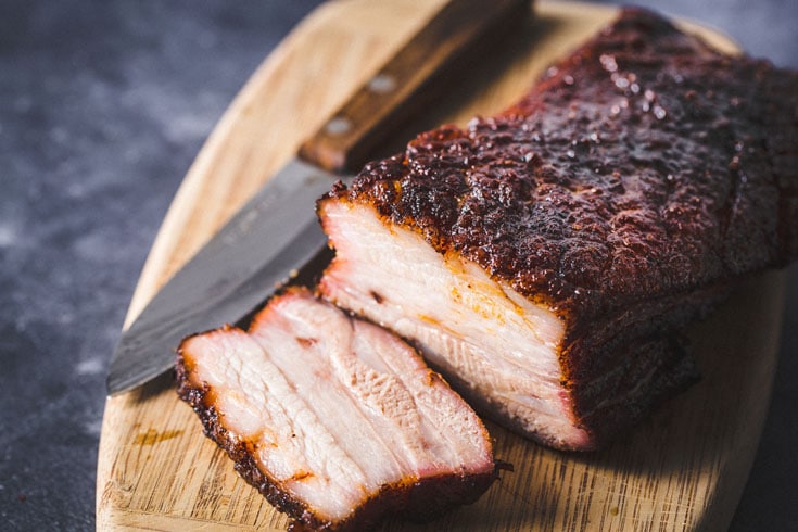 Smoked Pork Belly On A Salad Recipe