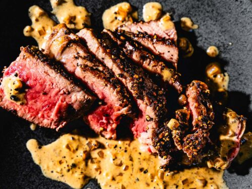 Simple Steak au Poivre (Pepper Steak) Recipe