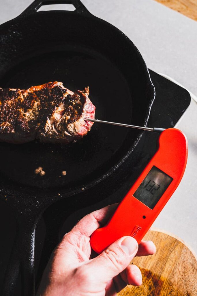 taking temperature with thermapen one