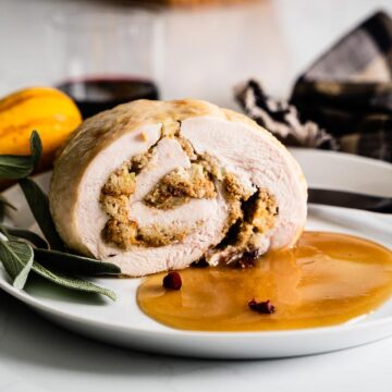 Turkey Roulade Recipe with Sausage-Apple Stuffing